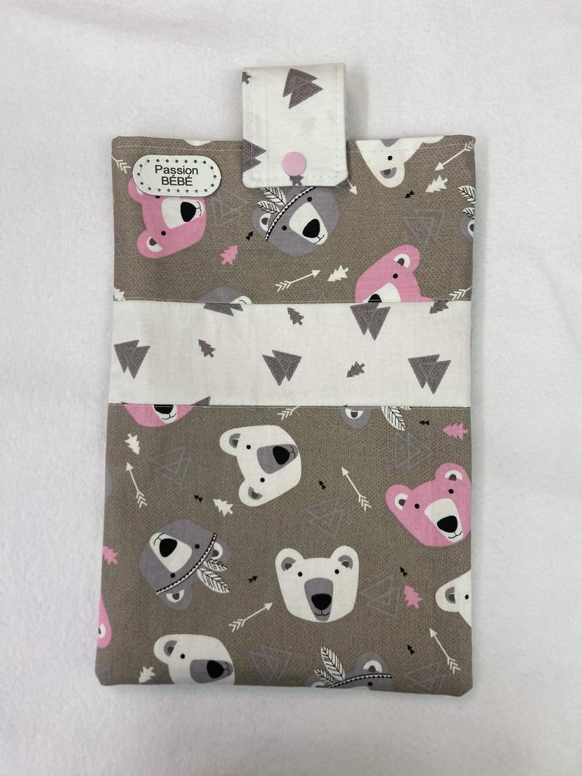 Pochette de rangement pour couche et lingette
