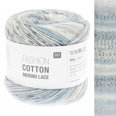 Fashion Cotton Merino Lace, Rico Yarns