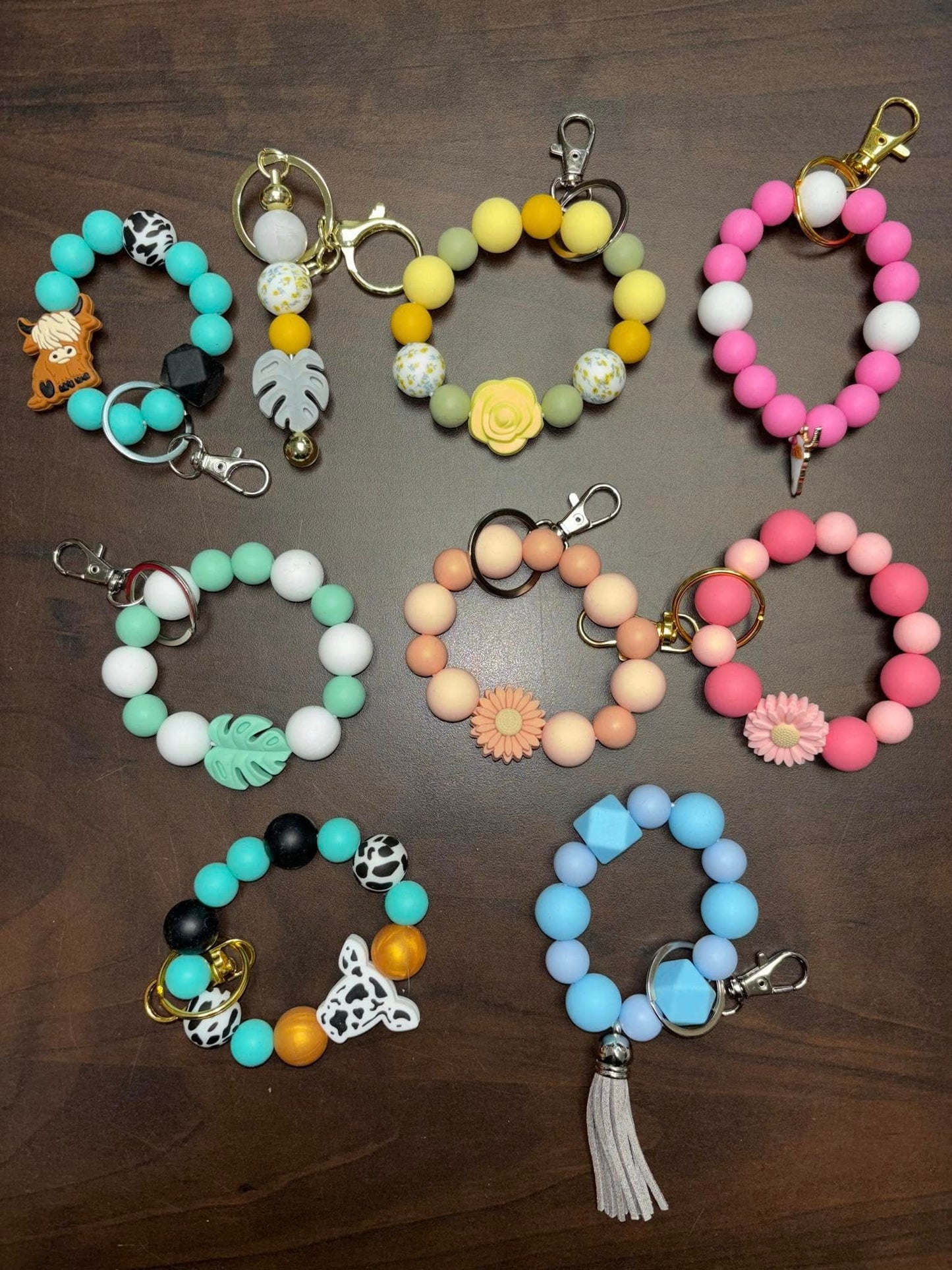 Bracelet en perles de silicone