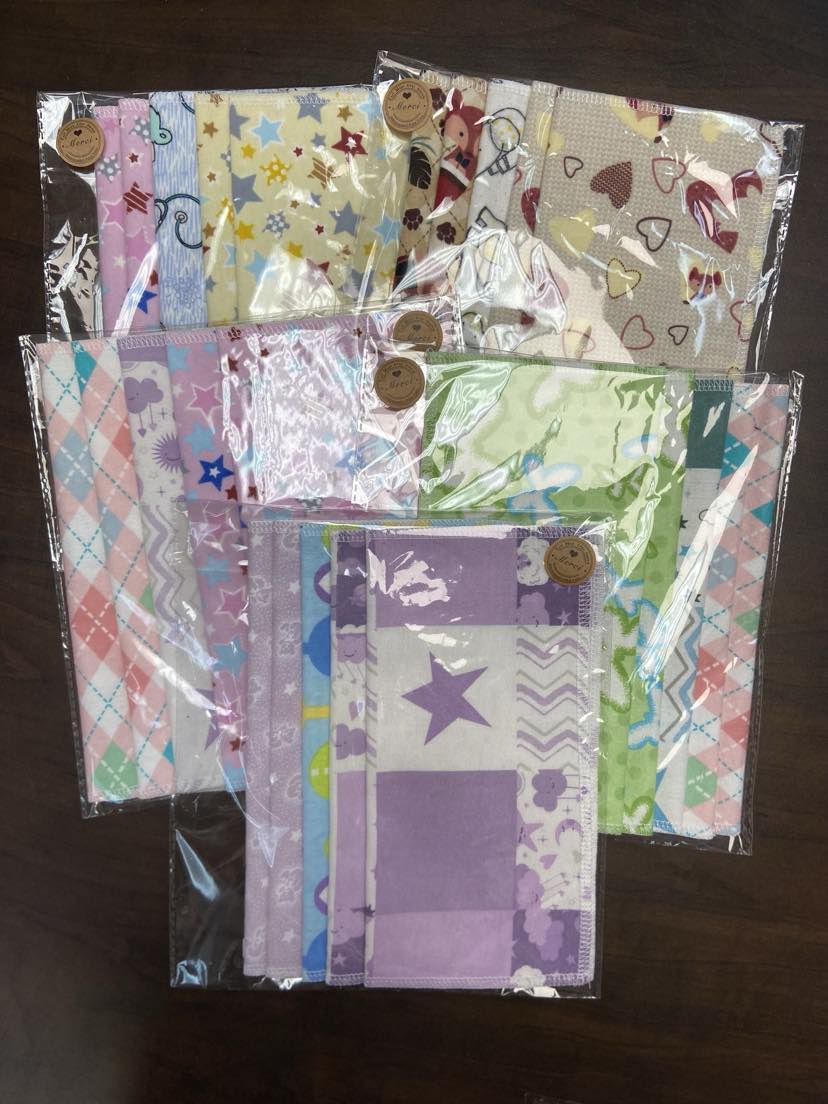 Lingettes réutilisable pour bébé
