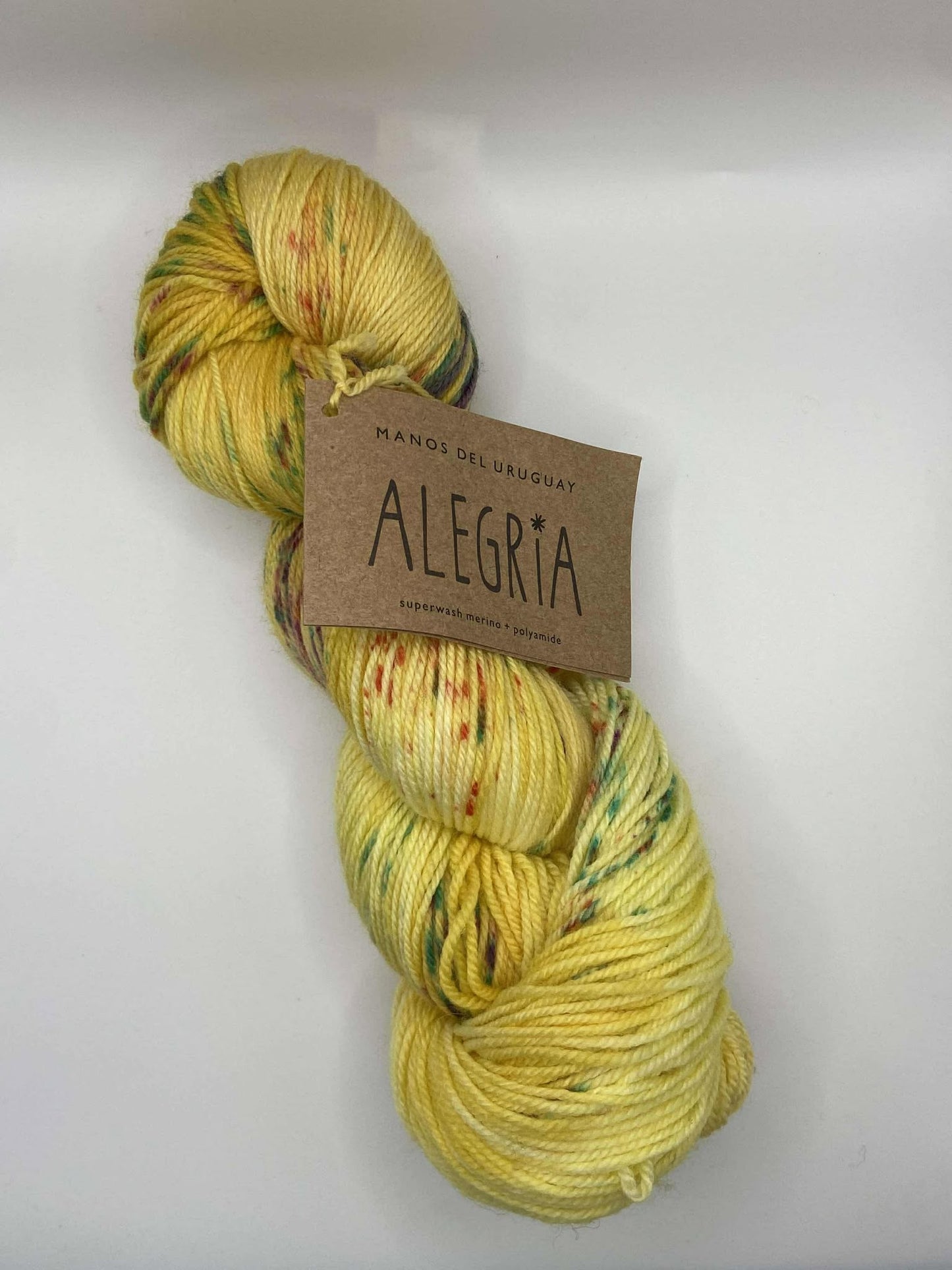 Alegria, laine teinte à la main.