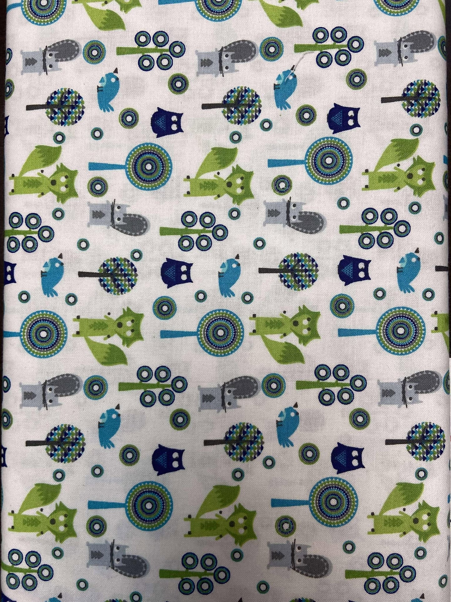 Tissu 100% coton renard