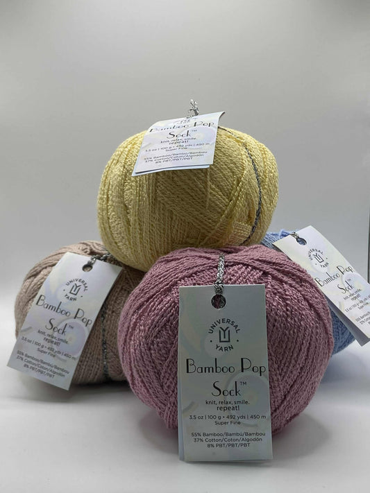 Bamboo Pop Sock unie